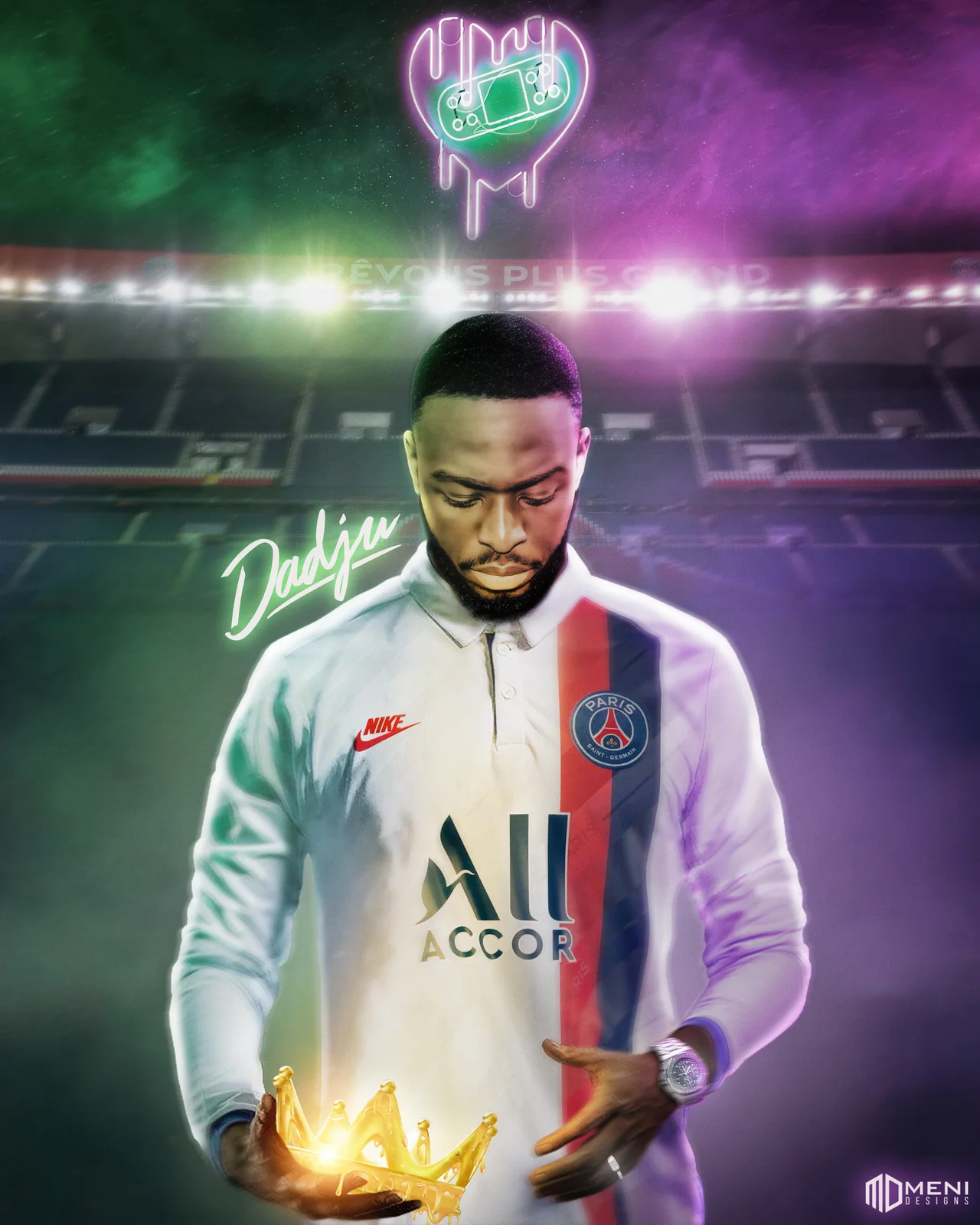 Dadju Parc des Princes artwork