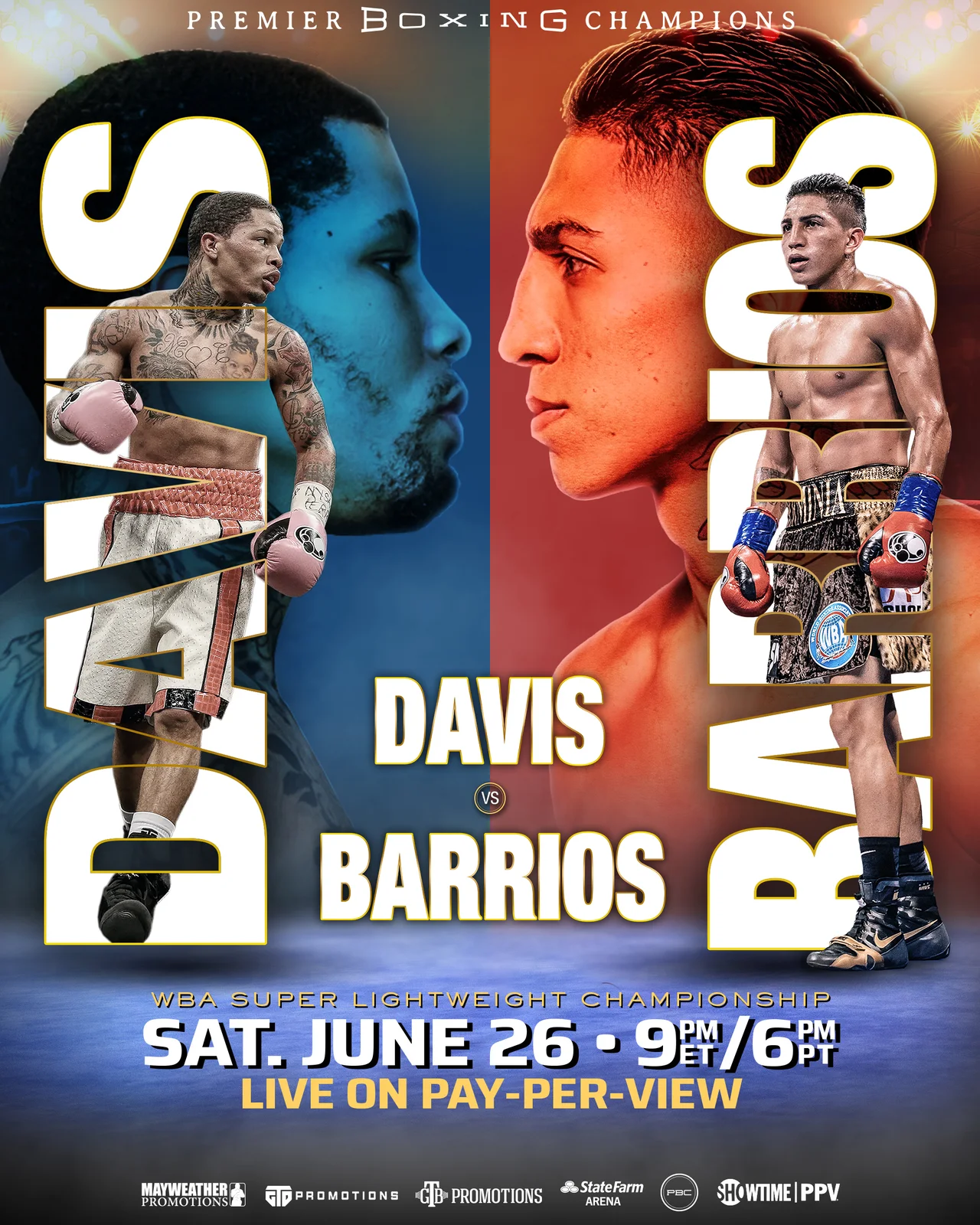 Davis vs Barrios artwork