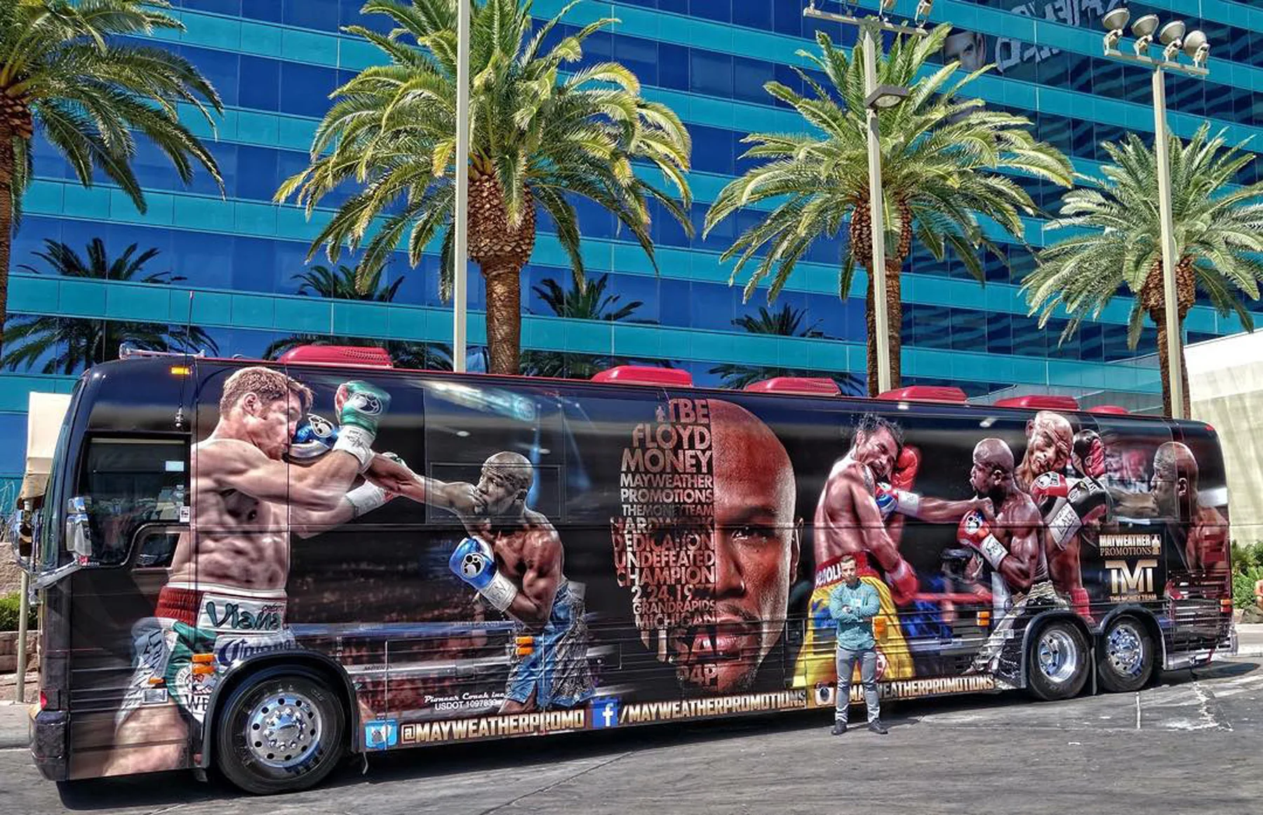 Mayweather Promotions vehicle graphics